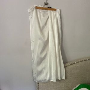 Zara Satin Effect Draped Skirt